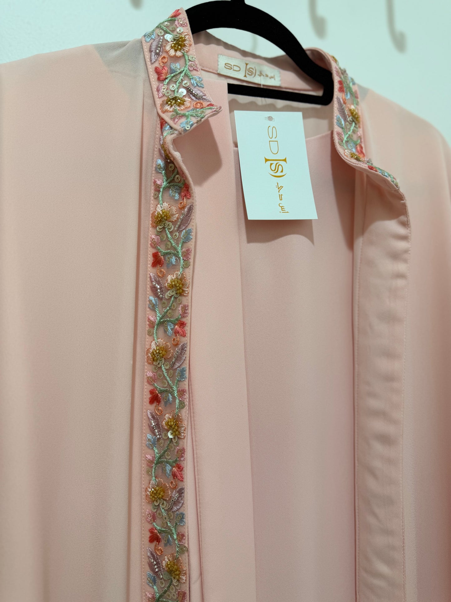 Peach Blossom Two-Piece Caftan