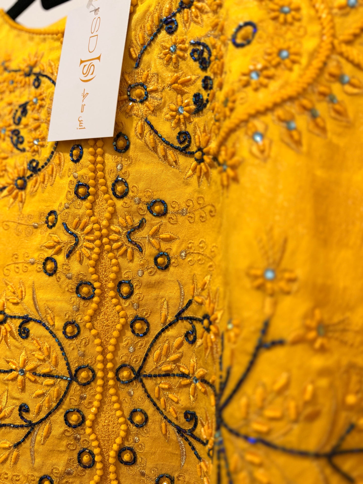 Sapphire Saffron Caftan