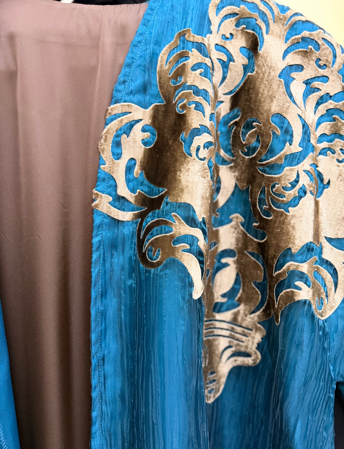 Blue Organza Two-Piece Set
