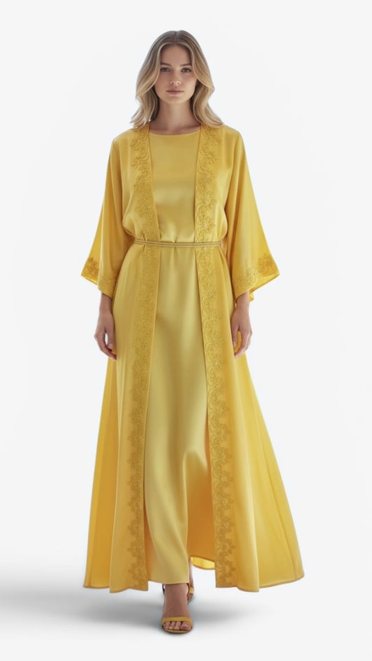 Lemon Glow Caftan
