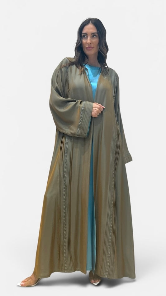 Olive Grace Two-Piece Abaya